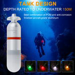 SecurityIng DS01 Underwater 150M Scuba Dive Strobe Beacon Diving Signal Light Night Dive Flashing Marker Light with AAA Battery