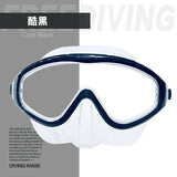 Adjustable Free Diving Goggles Anti-fog Waterproof Snorkeling Scuba Dive Mask Glasses Eyewear