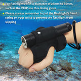 V10S II 1200lm Diving light Scuba 6500K Scuba diving flashlight Underwater 100m dive torch Submarine light Night dive freediving