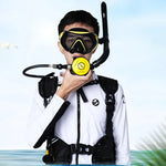 2L Scuba Diving Tank Vest Bag Adapter Mini Oxygen Cylinder Set Respirator Air Tank Diving Equipment DIDEEP X5000 Pro