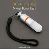 SecurityIng DS01 Underwater 150M Scuba Dive Strobe Beacon Diving Signal Light Night Dive Flashing Marker Light with AAA Battery