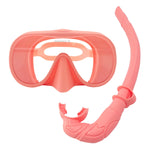 Diving facial mirror, anti -fog 180 ° snorkeling facial mirror, deep water diving mask diving goggles with respiratory tube