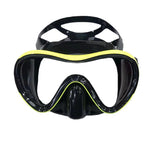 Professional Silicone Scuba Diving Mask And Breathing Tube, Anti Fog Tempered Glass Snorkeling Goggles, Snorkeling Equipment