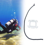 Diving Belt Slide Keeper Dive Strap Lightweight Underwater Retainer for Scuba Diving Surfing Snorkeling Water Sports Accessories