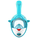 Children Cartoon Diving Mask Swimming Full Face Snorkeling Mask  Boys Girls Underwater Scuba Anti Fog Snorkel Set Equipment Kids