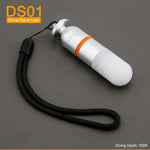 SecurityIng DS01 Underwater 150M Scuba Dive Strobe Beacon Diving Signal Light Night Dive Flashing Marker Light with AAA Battery