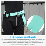 Weight Belt For Diving Spear Fishing Freediving Silicone Scuba Weight Belt Quick-Release Stainless Steel Buckle With 8 Holes