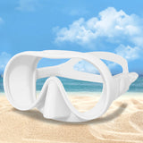 Diving facial mirror, anti -fog 180 ° snorkeling facial mirror, deep water diving mask diving goggles with respiratory tube