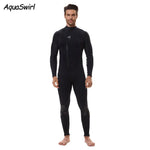 New Men 3mm Front Zip Snorkeling Wetsuit Full Body Diving Surf Suit Keep Warm Long Sleeve Winter Neoprene Kayaking Swimming Suit