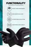 DEMMET Dive Gloves 3/5MM Neoprene Five Finger Warm Wetsuit Winter Gloves for Scuba Diving Snorkeling Surfing