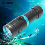 Waterproof IPX8 Diving Flashlight L2 LED Scuba Diver Diving Light 100M 26650 Waterproof Lantern Camping Fishing LED Torch