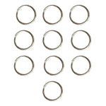 10PC 316 Stainless Steel Water Sport Keychain Keyring Split Ring Loop for Scuba Diving Swimming Diver Camping Gear 20 25 30 MM