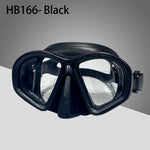 Professional anti-fog HD large frame fashion free diving mask snorkeling equipment full face large frame scuba diving goggles