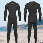 3MM Neoprene Wetsuits Men Diving Suits Long Sleeves Surfing Snorkel One Pieces Black