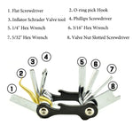 8 In 1 Adjusting Diving Diver Multi Tool Wrench Screwdriver Regulators Scuba Diving O-Ring Pick