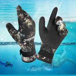 5MM 3MM Men Women Wetsuit Camouflage Gloves Scuba Snorkeling Paddling Surfing Kayaking Canoeing Spearfishing Diving Equipment