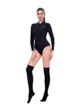 2mm Women's Surfing Diving Swimwear Neoprene Keep Warm Split Wetsuit Long Sleeve Snorkeling Scuba Dive Suit Pink White Swimsuit