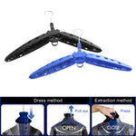 Wetsuit Hanger Surfing Accessories Foldable Surfing Suit Hanger Folding Vented Hanger for Snorkeling Diving Surf Wetsuit Drysuit