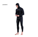 DEMMET Hooded Camouflage 3MM Two-piece Neoprene Wetsuit For Scuba Diving Swimming Underwater Hunting Wetsuit Keeps Warm And Cold