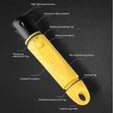 XM L2 LEDIPX68 waterproof underwater 100 meter diving light with built-in 6000mAh rechargeable battery, scuba diving flashlight