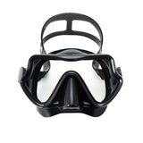 Diving Mask Swimming Goggles Scuba Snorkel Silicone Skirt Tempered Glass Panoramic HD For Adult Youth Anti-Fog with Nose Cover