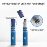 10ml Solid Anti Fog Agent For Swim Goggles Glass Lens Diving Mask Cleaner Solution Antifogging Spray Mist Prevents Fog