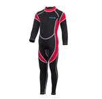 2.5MM Neoprene Wetsuits Kids Swimwears Diving Suits Long Sleeves Boys Girls Surfing Children Rash Guards Snorkel One Pieces