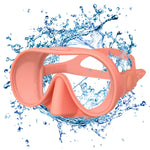 Diving facial mirror, anti -fog 180 ° snorkeling facial mirror, deep water diving mask diving goggles with respiratory tube