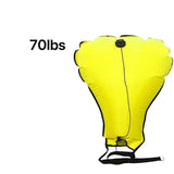 Diving Buoyancy Lift Belt High Visibility 70lbs/140lbs Nylon Overpressure Valve Scuba Salvage Lift Bag For Scuba Snorkeling