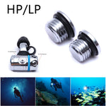 Scuba Port Plug Diving Regulator Replacement Screw High Pressure/Low Pressure Scuba Port Plug Diving Regulator Replacement