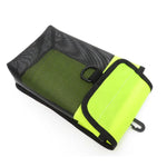 Heavy Duty Mesh Bag Scuba Dive Reel Snap Safety Marker Buoy Holder Storage Pocket Pouch Carry Mesh Bags 20x13x7.3cm