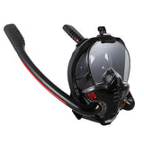 Scuba Diving Mask, Full Face, Anti Fog, Underwater, Wide View Snorkel, Waterproof Swimming Masks, Camera Mount, Adult Youth