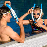 Snorkel Diving  Essential Equipment: Snorkeling Respirator - swimming and breathing freely in water.