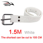 1 pcs 1.3M~1.5M Cutable Silicone Gel Rubber Weight Belt With Stainless Steel Buckle Freediving ScubaDiving BCD Accessories