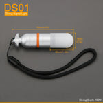 SecurityIng DS01 Underwater 150M Scuba Dive Strobe Beacon Diving Signal Light Night Dive Flashing Marker Light with AAA Battery