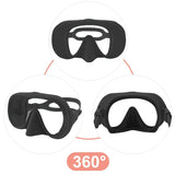 Diving facial mirror, anti -fog 180 ° snorkeling facial mirror, deep water diving mask diving goggles with respiratory tube