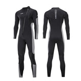 3MM Neoprene Wetsuit Men Surf Scuba Diving Suit Men Women Front Zipper Diving Suit Snorkeling Scuba Diving Full Wetsuit